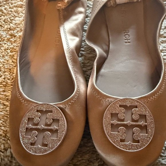 Tory Burch Shoes - Tory Burch Women's Beige Ballet Flats